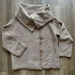 Banana Republic Vintage Italian Wool Yarn Cowl Neck Sweater with 3/4 Sleeves